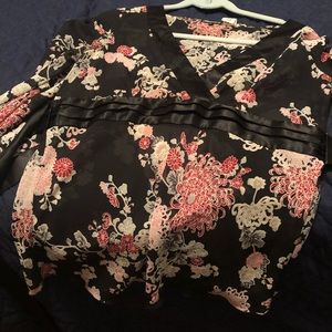 Kimono style floral top
